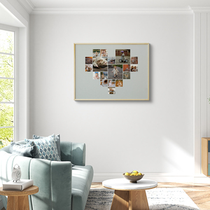 Crea la tua Collage a Cuore su Acrilico per un Regalo Speciale