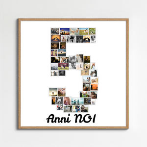 Crea Collage con 5 Foto: Festeggia Unioni o Compleanni in modo Unico!