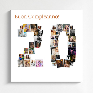 Crea collage foto "20" per il compleanno: personalizza e sorprendi!