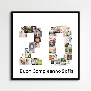 Crea collage foto "20" per il compleanno: personalizza e sorprendi!