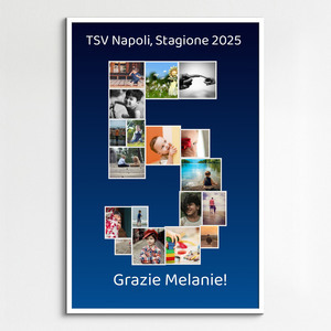 Crea la tua collage numero personalizzata per occasioni speciali!