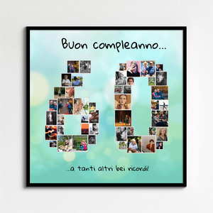 Crea la tua collage numero personalizzata per occasioni speciali!