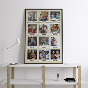"Crea la tua Collage Diario di Viaggio: Personalizza i tuoi ricordi in stile Polaroid"