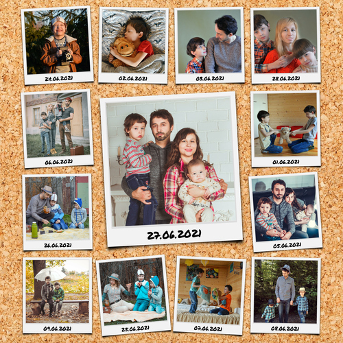 Crea la tua collage Polaroid divertente per regali e eventi speciali