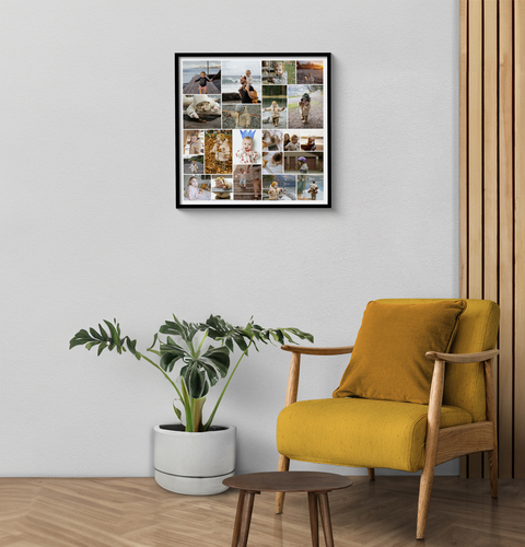 Crea il tuo Poster Fotocollage Famiglia: Ricordi Preziosi