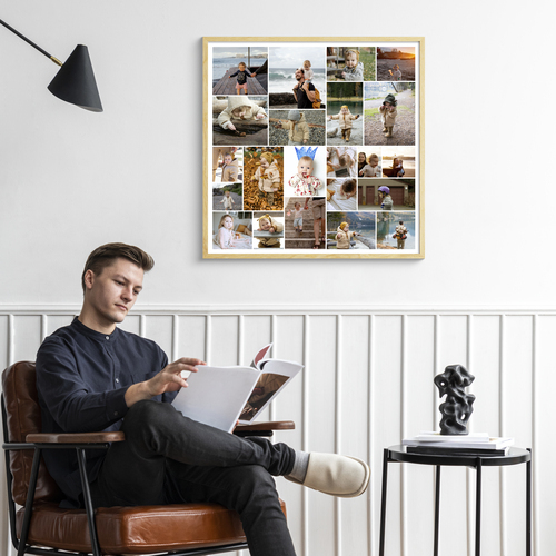 Crea il tuo Poster Fotocollage Famiglia: Ricordi Preziosi