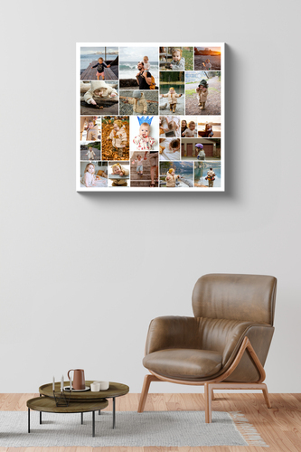 Crea il tuo Poster Fotocollage Famiglia: Ricordi Preziosi