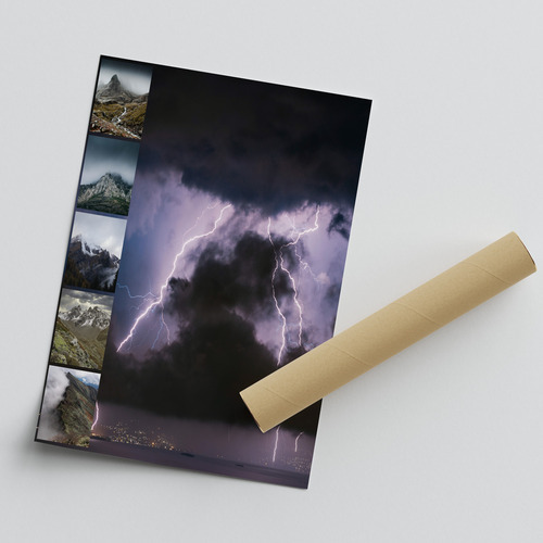 Collage foto natura e meteo: crea il tuo collage e stampa premium nebbia e temporali