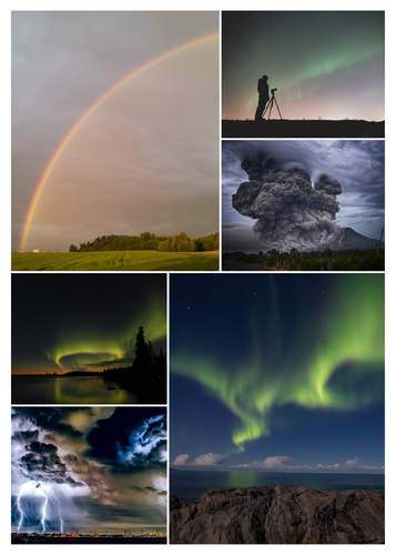 Crea collage foto natura: aurore, cascate, arcobaleni, temporali - stampa premium online