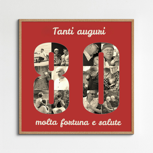 Crea una collage '80' con tue foto per un compleanno indimenticabile!