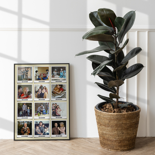 "Crea la tua Collage Diario di Viaggio: Personalizza i tuoi ricordi in stile Polaroid"